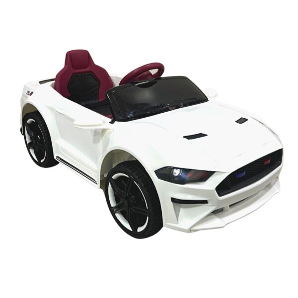 Mini Carro Elétrico Infantil 6v Branco Controle Remoto 1 15565737301 15303794586 1