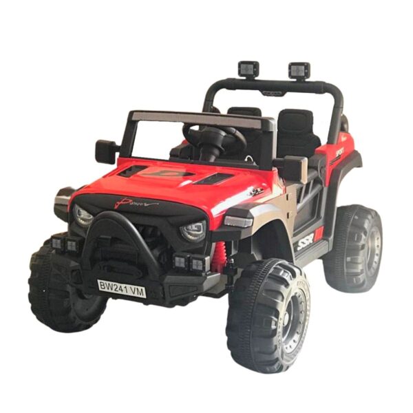 Mini Carro Elétrico Infantil Jipe 12V Vermelho Controle Remoto 1 15565737307 15303791935 1