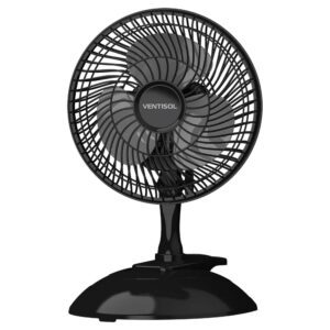 Ventilador de Mesa 20cm Ventisol 2 em 1: Clipe e Base