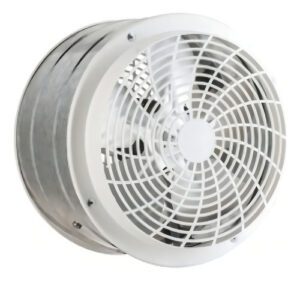 Exaustor 25cm Parede Bivolt Turbão Residencial Grade Branca