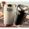 Copo Térmico Philco 475ml Aço Inox com Abridor Branco 6 1ATPT 3