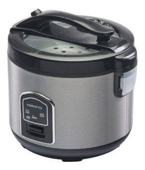 Panela Elétrica de Arroz Agratto 10 Xícaras Inox com Visor