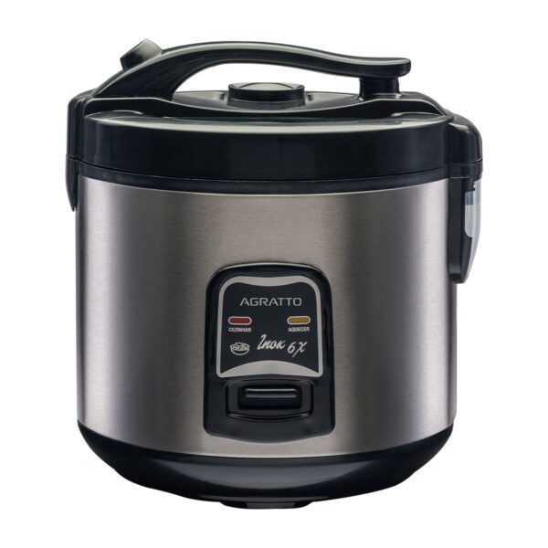 Panela Elétrica de Arroz Agratto 6 Xícaras Inox 400W 1 5956 5955P ProdPai