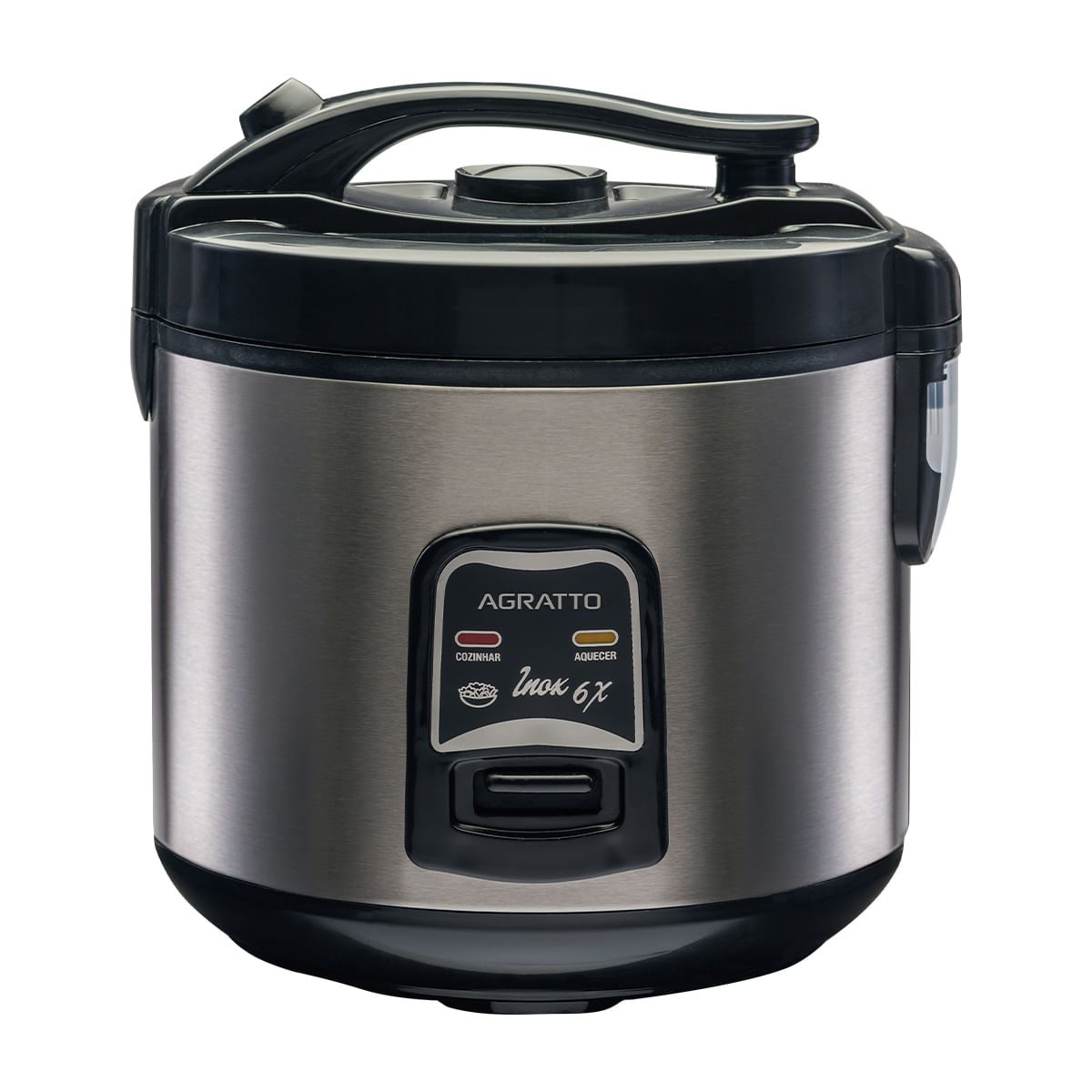 Panela Elétrica de Arroz Agratto 6 Xícaras Inox 400W - Imagem 1
