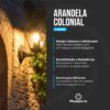 Arandela 4 Faces 2