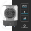 Climatizador Evaporativo 45 Litros Turbo45 Ponente 210W 11 Meli Turbo45 02