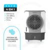 Climatizador Evaporativo 45 Litros Turbo45 Ponente 210W 5 Meli Turbo45 08