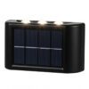 Arandela Solar 6 LEDs Parede Externa Sensor Automático IP65 4 SOLAR6F 1