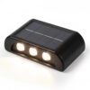 Arandela Solar 6 LEDs Parede Externa Sensor Automático IP65 6 SOLAR6F 3