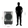 Climatizador Evaporativo 45 Litros Turbo45 Ponente 210W 15 Turbo45 012