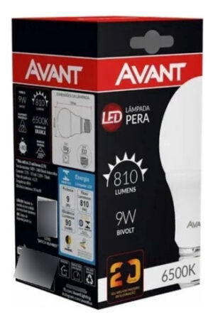 Lâmpada Bulbo 9w Luz Branca Demi Cor Da Luz Branco-frio