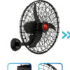Ventilador de Parede 60cm Profissional Ventisol Bivolt 200W Preto Grade Bipartida 4 Grade Plástica Desmontável em 4 Partes Ventilador Ventisol 60cm