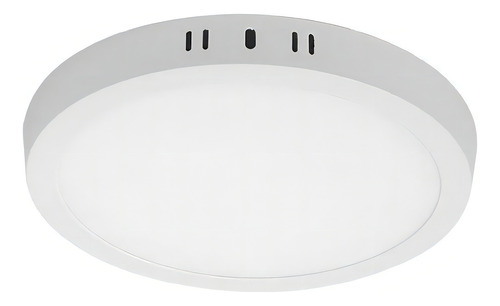 Painel Led 18W Redondo Sobrepor Branco Frio Bivolt