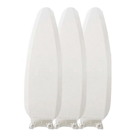 Hélice 3 Pás para Ventilador de Teto Ventisol Wind Branca em Plástico Injetado