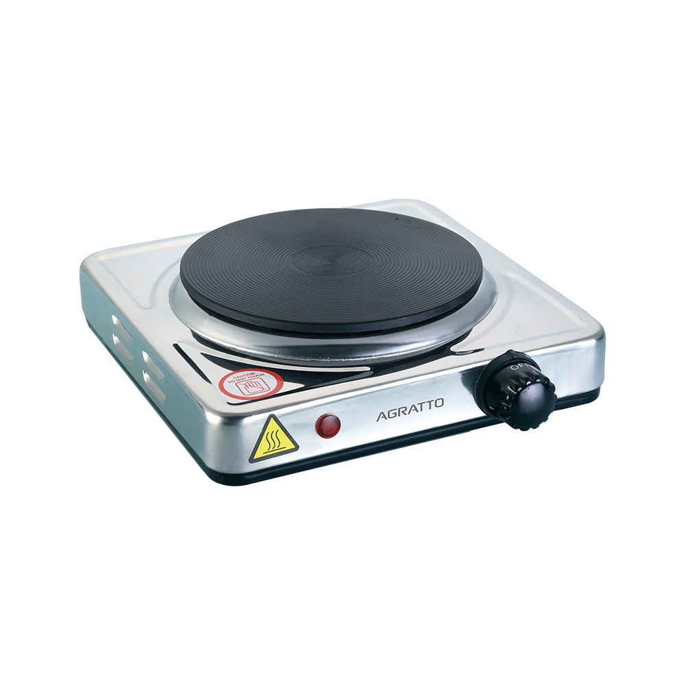 Fogão Elétrico Portátil Agratto 1 Boca 1500W Mesa, Camping e Cozinha