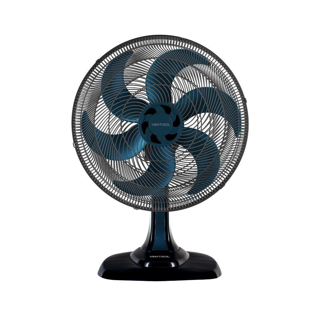 Ventilador Oscilante Ventisol 50cm Turbo 6 Pás Azul Forte e Econômico