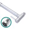 Torneira Gourmet Inox Ponente Monocomando Flexível com Spray para Cozinha Pia 7 YS K6 1 13