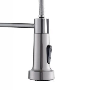 Soluções para o seu bem estar! 68 Torneira Gourmet Inox Ponente Monocomando 360 Graus com Spray Flexível