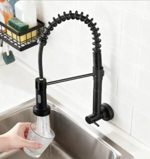 Soluções para o seu bem estar! 46 Torneira Gourmet Preta Monocomando 360 Graus com Spray Flexível