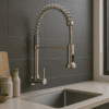 Torneira Gourmet Cromada Ponente Monocomando Flexível com Spray para Cozinha Pia 8 YS K6 3 14
