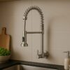 Torneira Gourmet Cromada Ponente Monocomando Flexível com Spray para Cozinha Pia 3 YS K6 3 9