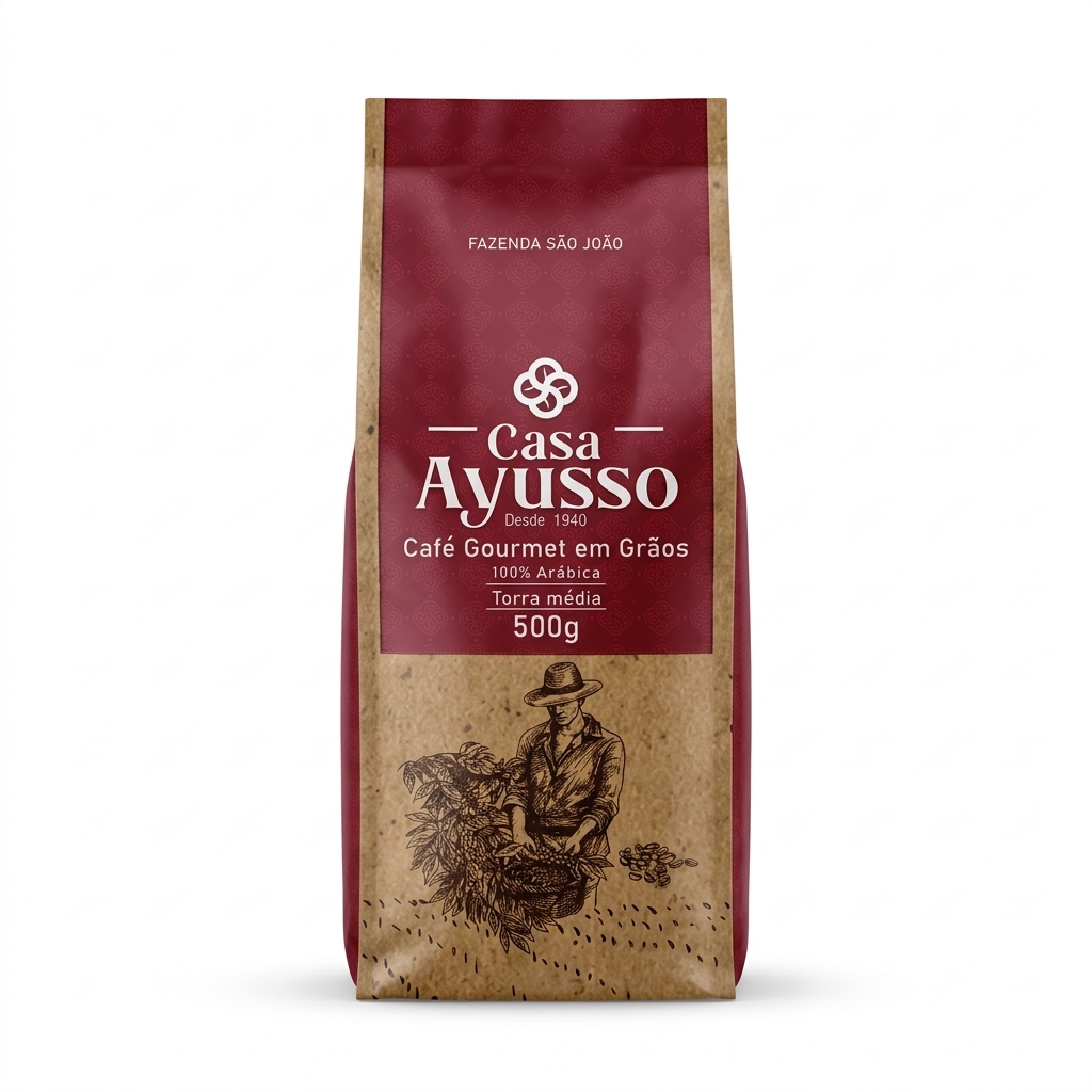Soluções para o seu bem estar! 72 Café Gourmet em Grãos 500g — Casa Ayusso
