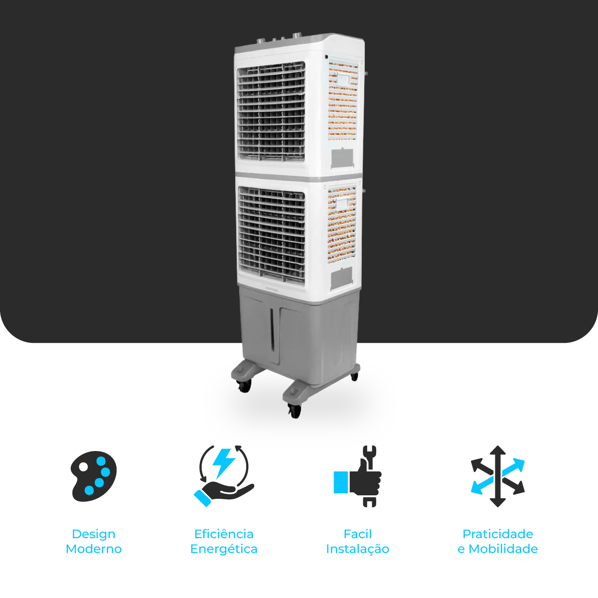 Climatizador De Ar Clin 60 Litros Pro Duplo Ventisol - Foto 4