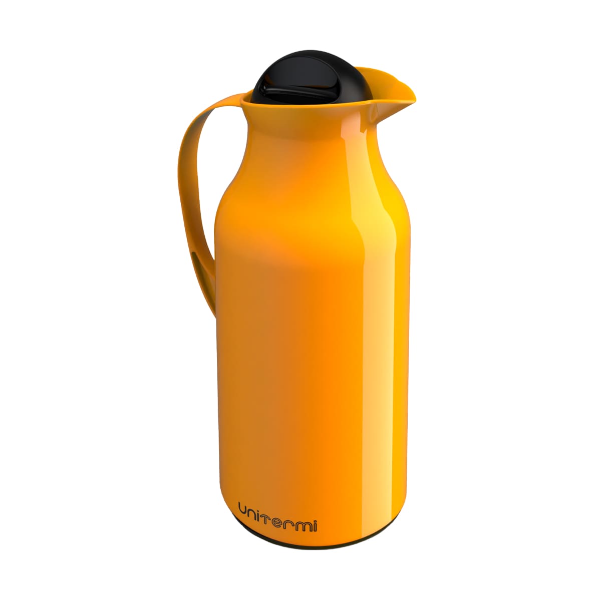 Garrafa Térmica Unitermi Siena 750ml Ampola de Vidro Amarela