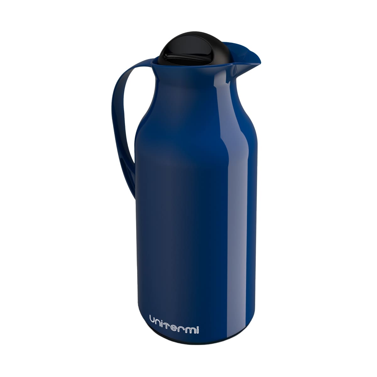 Garrafa Térmica Unitermi Siena 750ml Ampola de Vidro Azul
