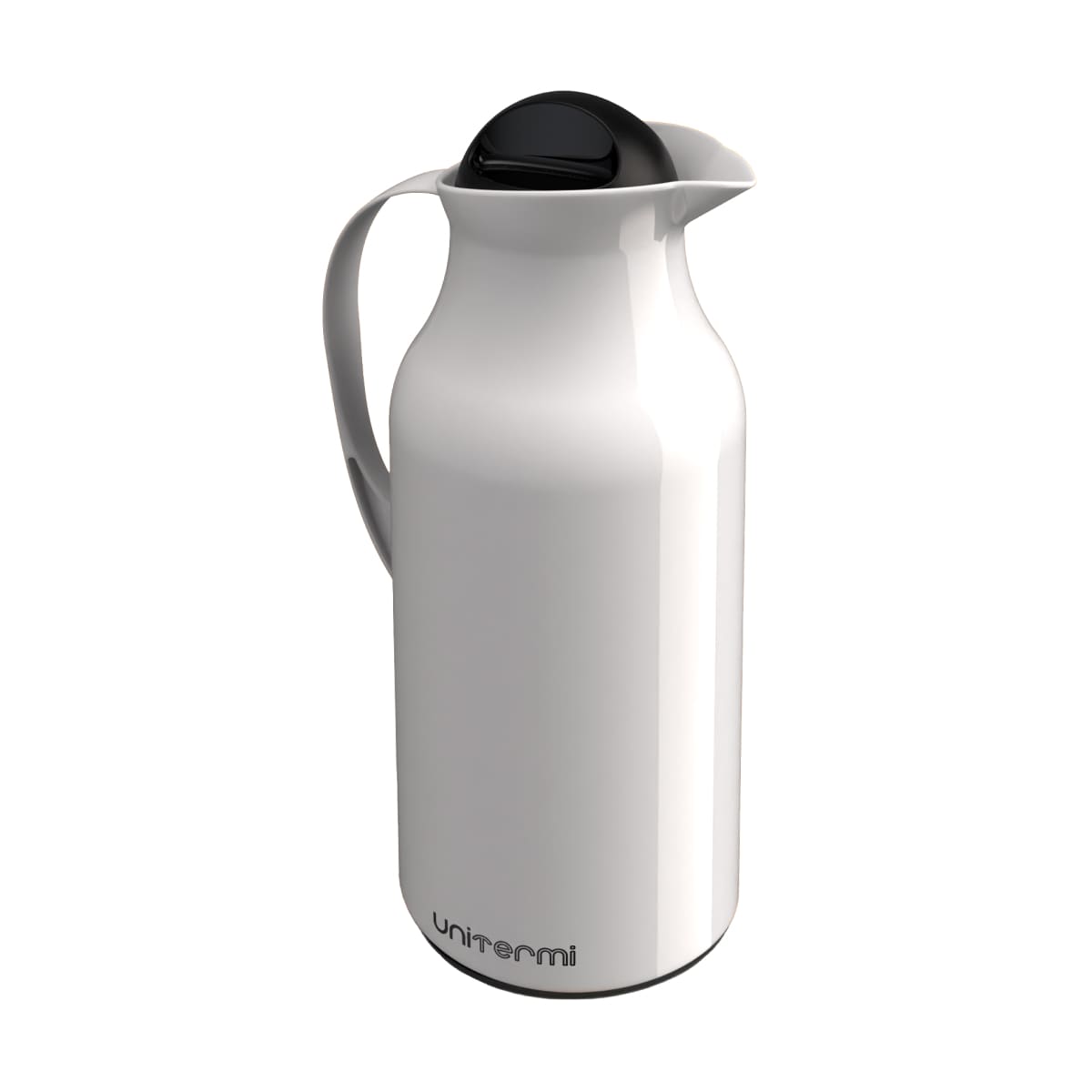 Garrafa Térmica Unitermi Siena 750ml Ampola de Vidro Branca