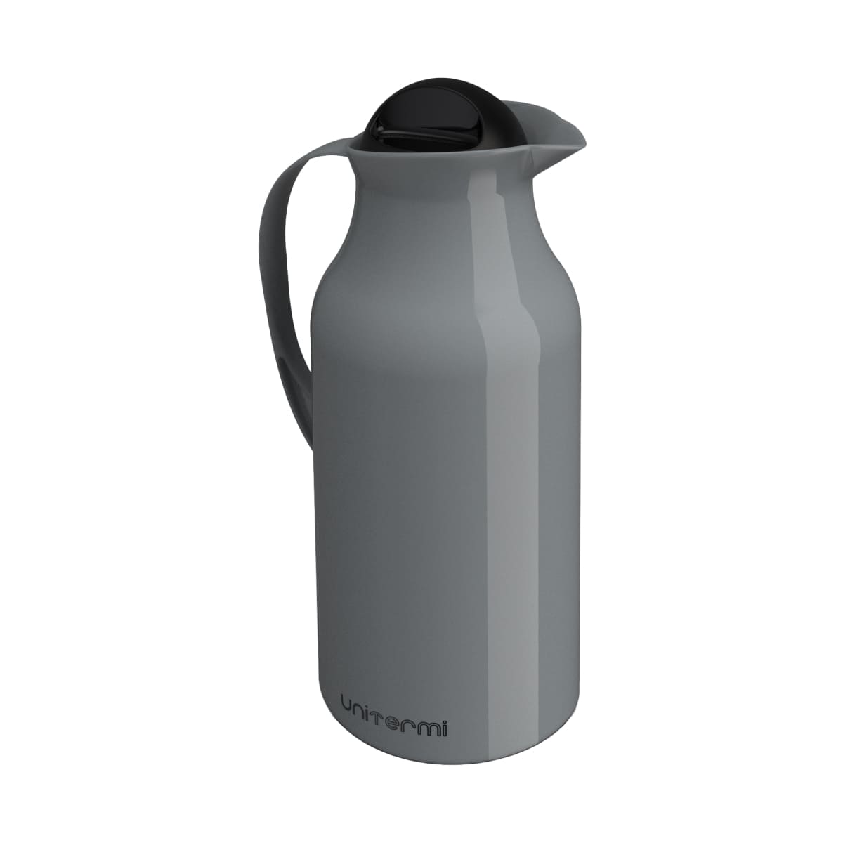Garrafa Térmica Unitermi Siena 750ml Ampola de Vidro Cinza