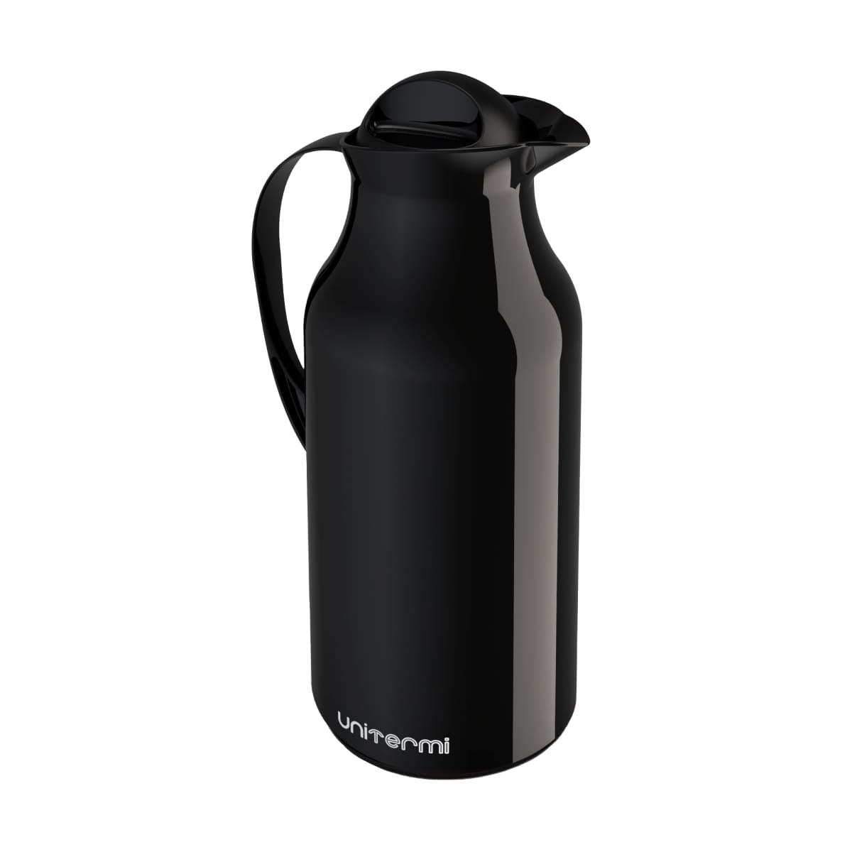 Garrafa Térmica Unitermi Siena 750ml Ampola de Vidro Preto