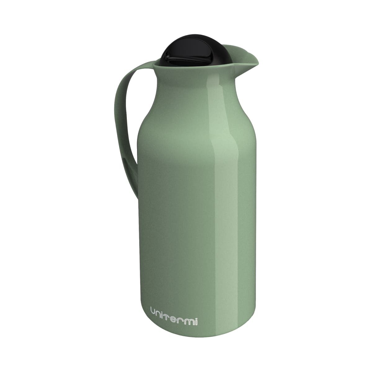 Garrafa Térmica Unitermi Siena 750ml Ampola de Vidro Verde Tiffany