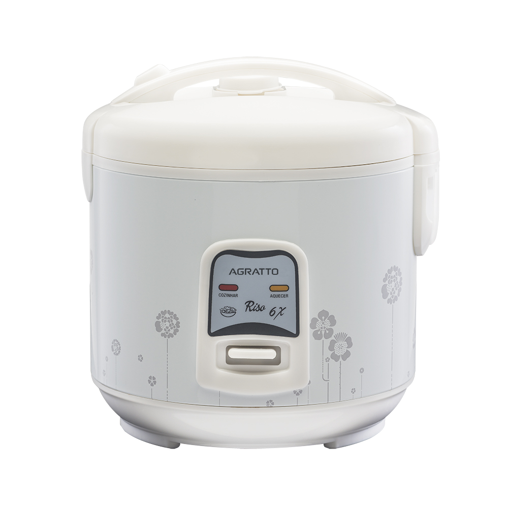 Panela Elétrica de Arroz Agratto Riso 6 Xícaras Branca 400W