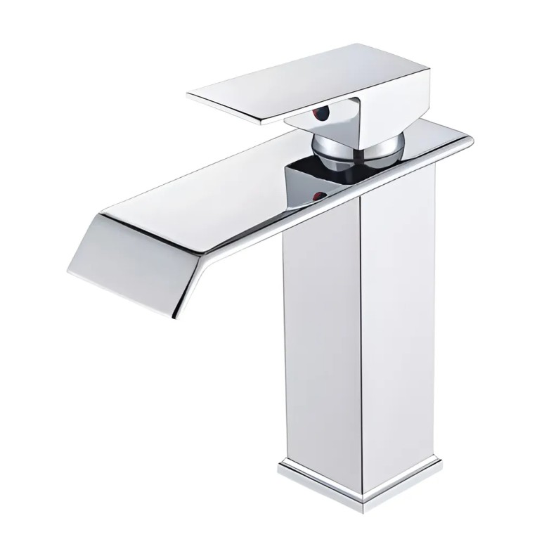 Torneira Cascata Monocomando Inox Ponente para Banheiro Luxo YS-KPOA-3