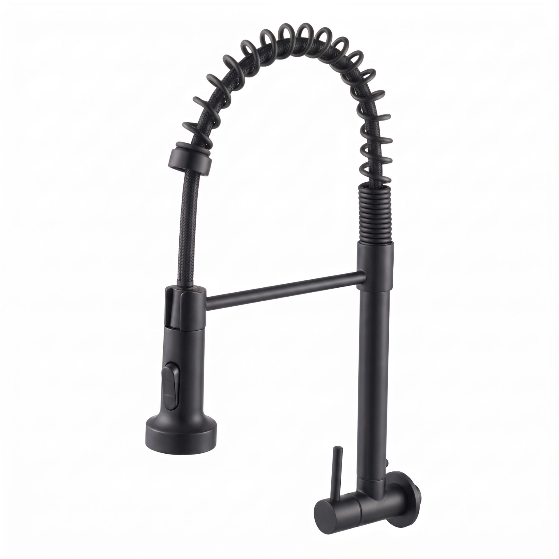 Torneira Gourmet Preta Ponente Monocomando Flexível com Spray para Cozinha Pia