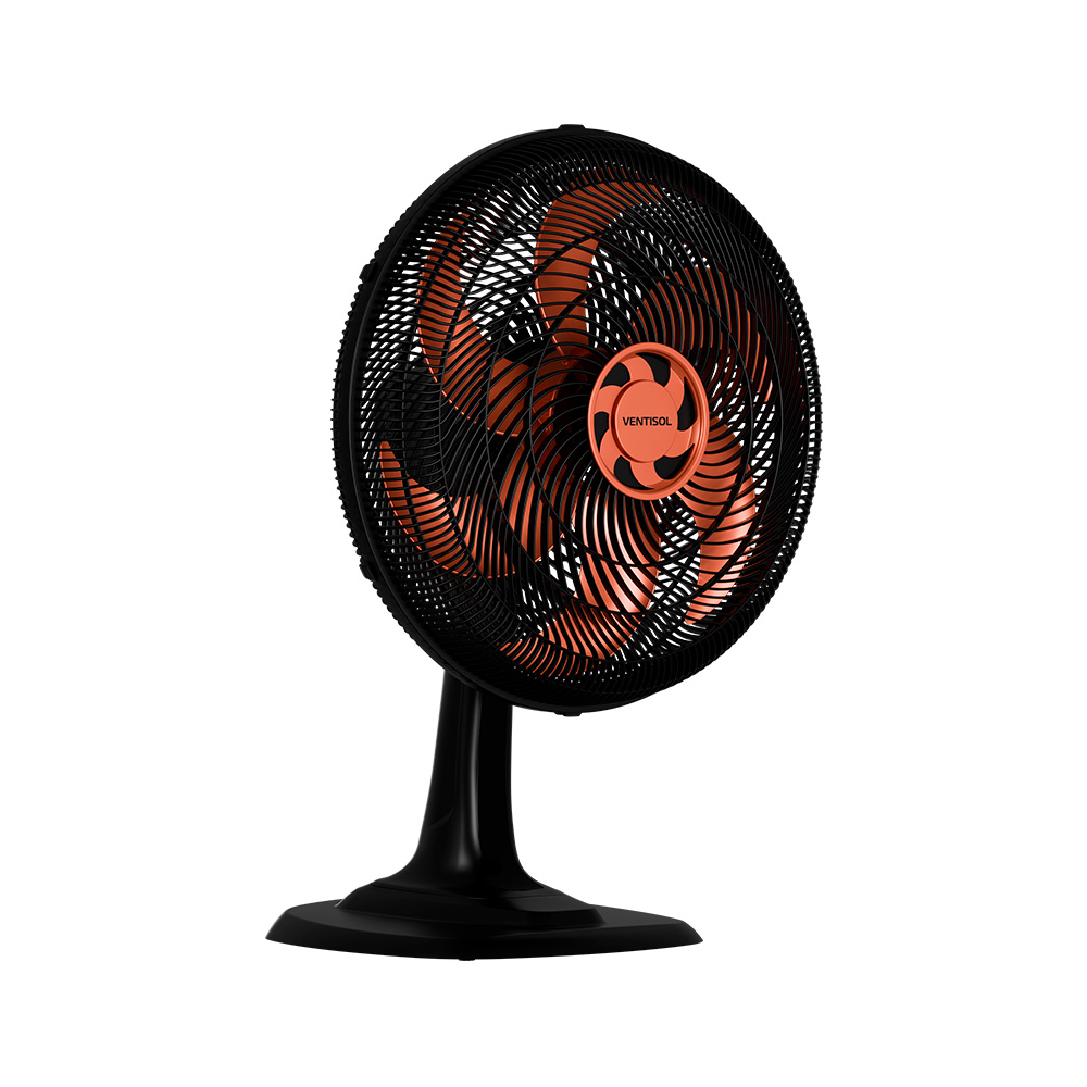 Ventilador Osc Mesa Turbo 6p 40cm Bronze Premium